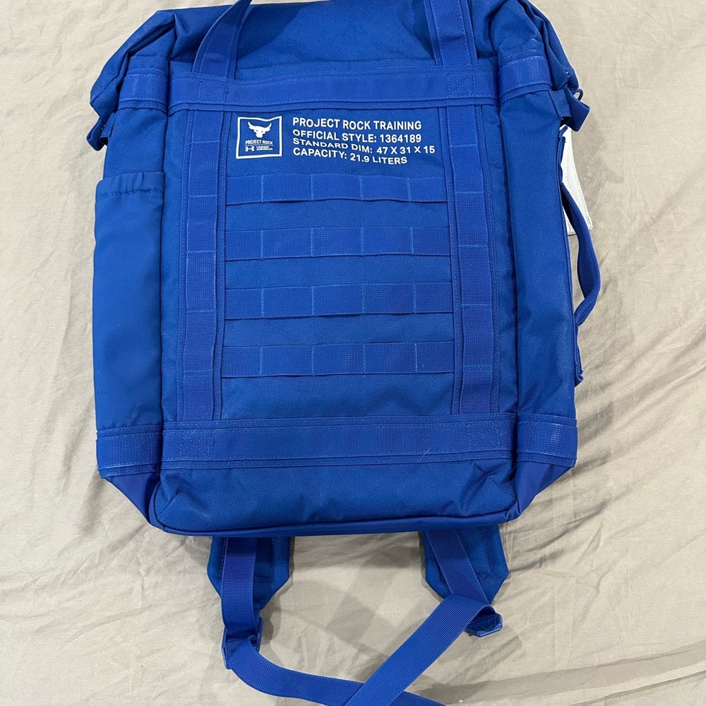 Project Rock Training Blue Backpack - image 1